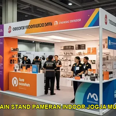 desain stand pameran indoor jogja murah